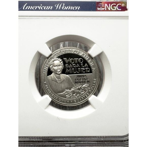 2022 Nina Otero-Warren Proof Quarter NGC PF70 Ultra Cameo Collectible Gift - Picture 4 of 5